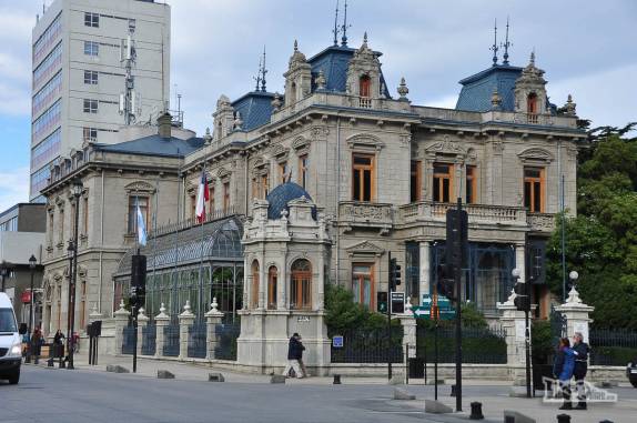 Arquitetura clássica em Punta Arenas, no sul do Chile